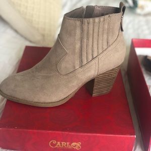 NEW Carlos Santana Daisy Booties Doe